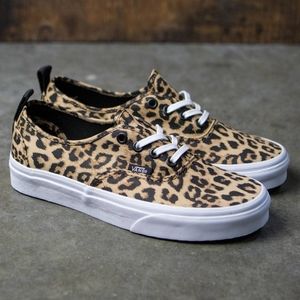 Vans Authentic Leopard Print and True White